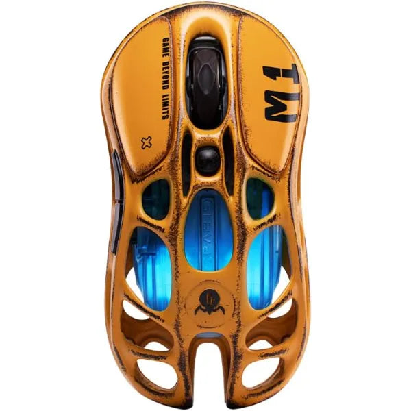 GravaStar Mercury M1 Pro Wireless Gaming Mouse, Lightweight Magnesium Alloy, 26,000 DPI, PAW3395DM Sensor, 5 Programmable Buttons, Support Wired/2.4GHz/BT, Up to 200 Hours Battery Life