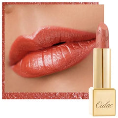 Oulac Lipstick for Women with Metallic 3D Shine Lightweight Hydrating Formula, High Impact Lip Color, Vegan Beauty, Full Coverage Lip Makeup