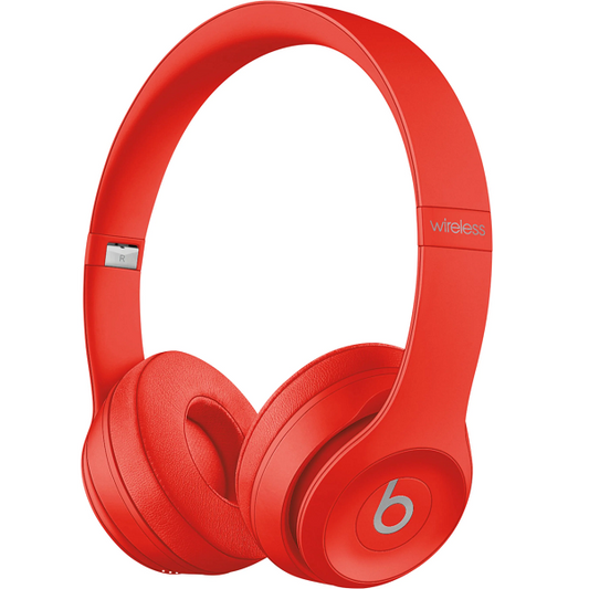 Beats Solo 3 Wireless On-Ear Headphone - Citrus Red