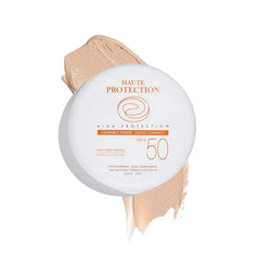 Avène High Protection Tinted Compact, Mineral Sunscreen, Tinted Sunscreen, Broad Spectrum SPF 50+, UVA/UVB Blue Light Protection, 100% Mineral, Water Resistant, Non Greasy, Fragrance Free