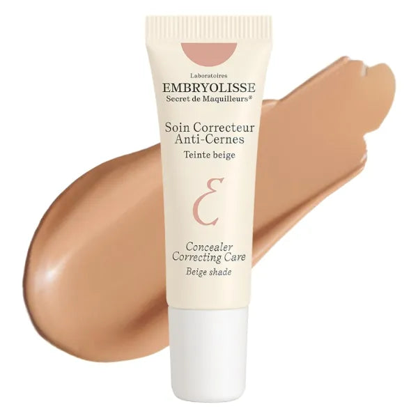Embryolisse Concealer Correcting Skincare, Covers Dark Circles & Puffiness, Hydrating Under Eye Makeup with Age-Defying Vitamin B3 & E, 0.27 fl oz