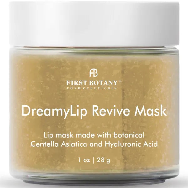 First Botany Lip Mask & Lip Balm - 2 in 1 Nourishing & Hydrating leave-on Overnight lip mask