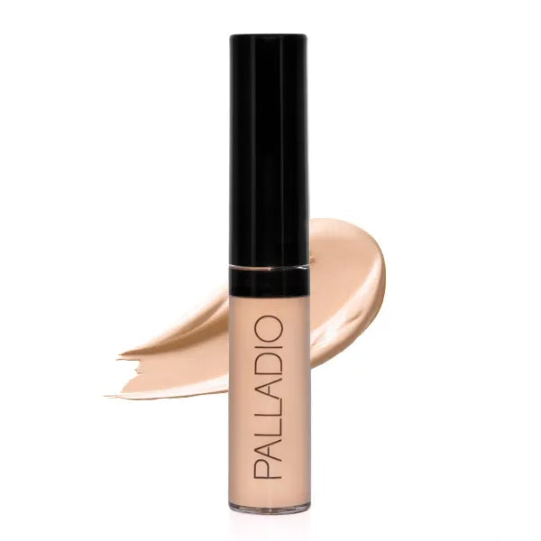 Palladio Liquid Concealer, Medium Coverage, Lightweight and Buildable Formula for Seamless Coverage, Conceals Imperfections, Brightens Skin, and Lasts All Day