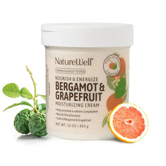 NATURE WELL Moisturizing Body Cream for Face, Body, & Hands - Infused with Natural Oils & Extracts to Restore Skin Moisture Barrier - 16 Oz