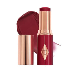 Charlotte Tilbury Unreal Healthy Glow Blush Stick – Buildable Cream Blush with Luminous, Skin-Enhancing Finish