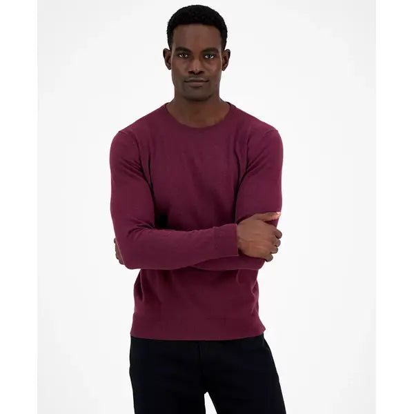 Alfani Men's Solid Crewneck Sweater