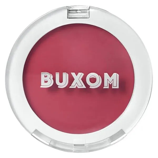 Buxom Plump Shot Peptide Plumping Blush, Lightweight Matte Cream to Powder, Medium Buildable Color, Peptide Infused Formula, Soft Focus Finish