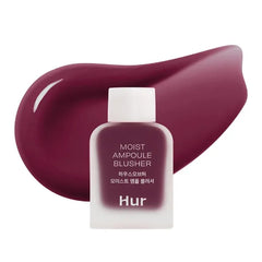 House of Hur Moist Ampoule Blusher with 50% Moisture Essence | Hydrating & Long-Lasting Blush | 0.33 fl. oz - 9 Shades