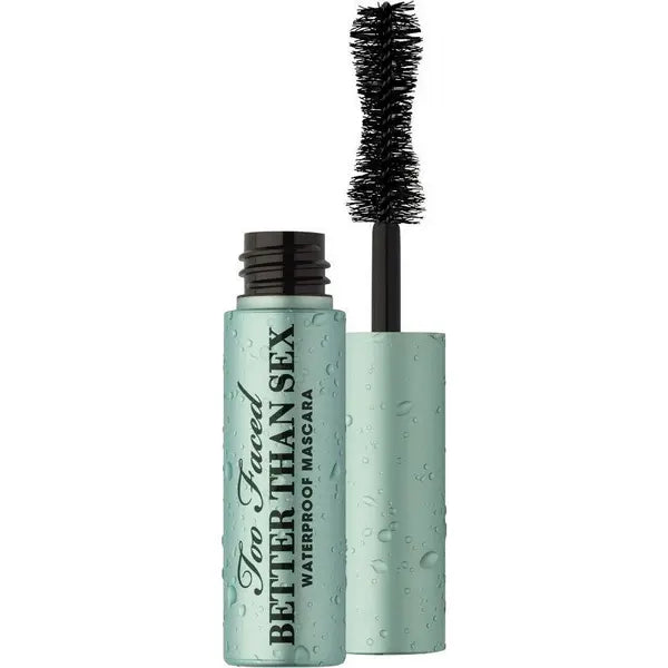 Too Faced Better Than Sex Waterproof Mascara, Travel Size, Black, 0.17 Fl Oz