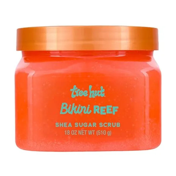 Tree Hut Shea Sugar Scrub, Exfoliating, Hydrating & Moisturizing Body Scrub with Shea Butter & Nourishing Essential Oils, Smooth & Soften Skin