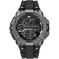 CAT Bolt Digital Men Watch, 47 mm case, ABS case, PU Strap