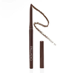 Palladio Retractable Waterproof Eyeliner, Richly Pigmented Color and Creamy, Slip Twist Up Pencil Eye Liner, Smudge Proof Long Lasting Application, All Day Wear, No Sharpener Required