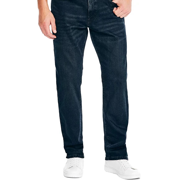 Nautica Men's Vintage Straight-Fit Stretch Denim 5-Pocket Jeans