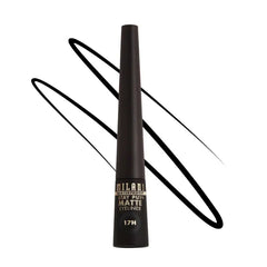 Milani Stay Put Matte 17HR Liquid Eyeliner Vegan, Cruelty-Free Liquid Eyeliner - Line & Define Eyes with High Pigment Shades for Long-Lasting Wear