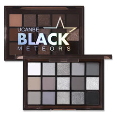 UCANBE 15 Color Eyeshadow Palette Collection – Vibrant Neon, Smoky & Neutral Shades – Highly Pigmented Matte, Shimmer & Glitter Finishes