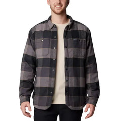 Men's Windward II Snap-Front Sherpa Lined Plaid Shirt Jacket