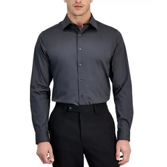 Alfani Men's Regular-Fit Temperature Regulating Solid Dress Shirt