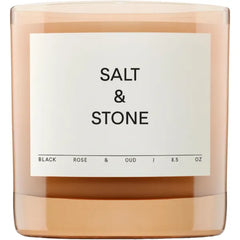 SALT & STONE Scented Candle for Women & Men | Hand-Poured, Aromatic & Fragrant | Coconut & Soy Blend Wax | 100% Cotton Wick | Long-Lasting 50 Hour Burn Time (8.5 oz)