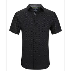 Tom Baine Men's Slim Fit Short Sleeve Dress Shirt