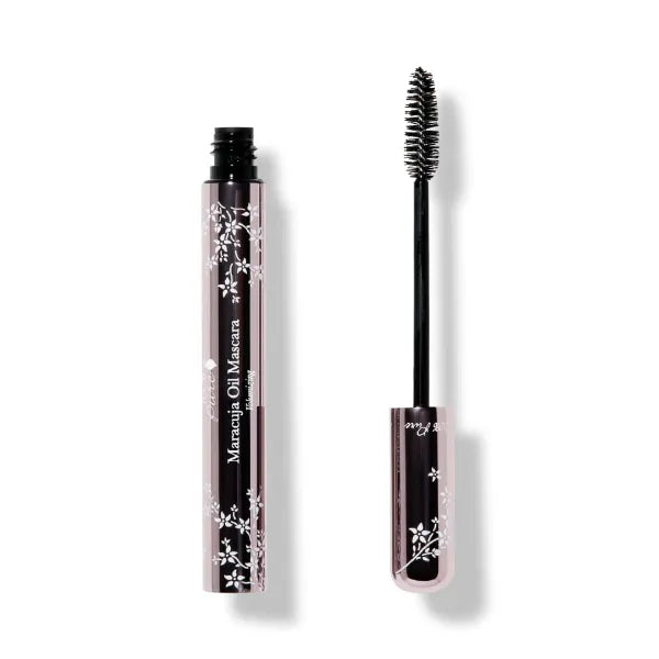 100% PURE Maracuja Oil Mascara Dramatic Intense Volume & Length Natural Fruit Pigmented Voluminous Eyelash Makeup No Clumping, Smudging or Flaking