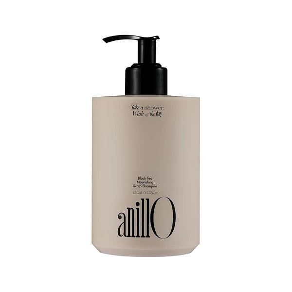 ANILLO Korean Vegan Shampoo Complete Collection 6-Piece Set (300–500ml) – Black Tea, Dark Beer, Gardenia Color Shield, Lime Refresh, Patchouli & Rosy Night | Sulfate, Silicone & Paraben-Free