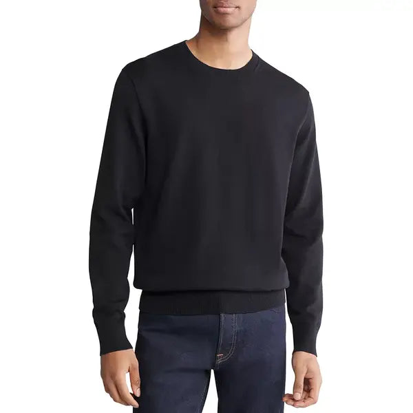 Men's Long Sleeve Supima Cotton Crewneck Sweater