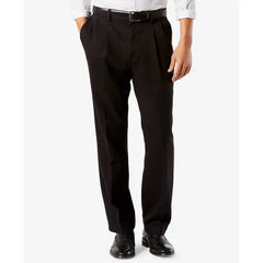 Dockers Men's Easy Classic Pleated Fit Khaki Stretch Pants