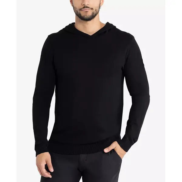 X-Ray Men's Basic Hooded Midweight Sweater