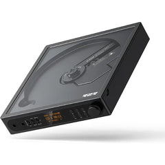FiiO DM15 Portable Stereo CD Player with True 24Bit R2R DAC, 1150mW+1150mW High-Power Output, aptX Adaptive Bluetooth Transmitter, 24 Sound Presets, USB/CD HiFi Audio, HD Display