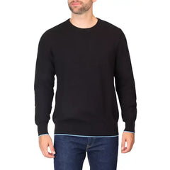 Tailorbyrd Textured Waffle Crew Neck Sweater
