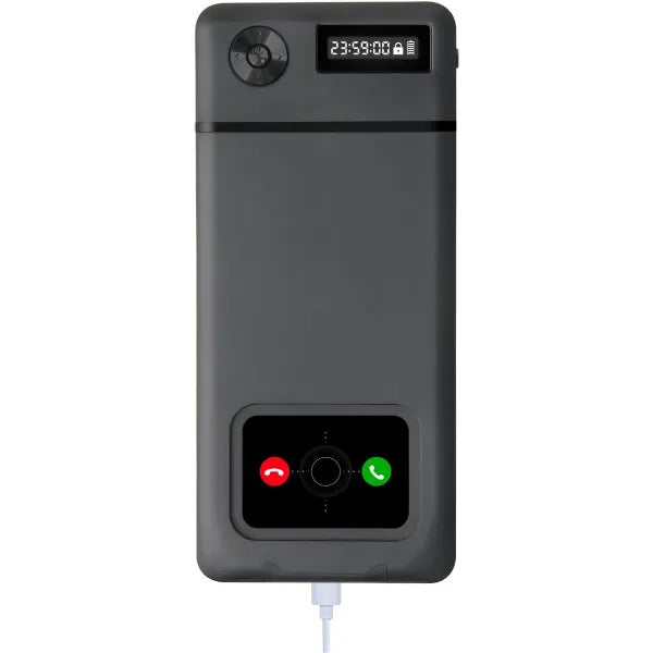 Shlmnbo Phone Lock Box with Timer,Phone Lock Box,90 Days of Continuous Use,Quiet Mode,2 Charging Ports,Excessive Games,Mobile Phone Addiction