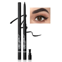 Erinde Gel Eyeliner for Mature Women - Waterproof Smudge-proof Eye Liner Pencil, Gel Cream Matte Texture, Built-in Sharpener, Long Lasting Precision Waterline Eyeliner for Older Women
