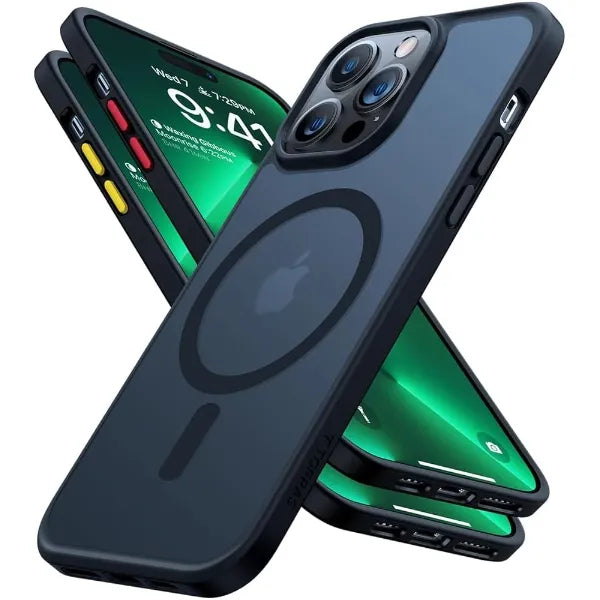 TORRAS Magnetic Guardian Case for iPhone 14 Pro Max (6.7″) – MagSafe Compatible Slim Translucent Matte Protective Cover, Military-Grade Drop Tested