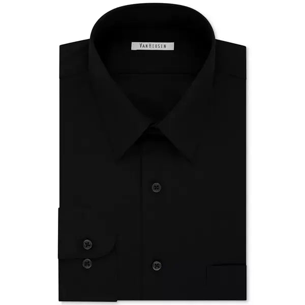 Van Heusen Men's Big Free Poplin Solid Dress Shirt