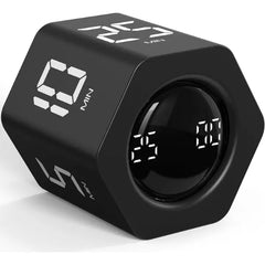 OORAII Rotating Pomodoro Timer – Hexagon Desk Flip Productivity Timer with Presets, Stopwatch & Vibration/Mute/Alarm Modes for Study, Work