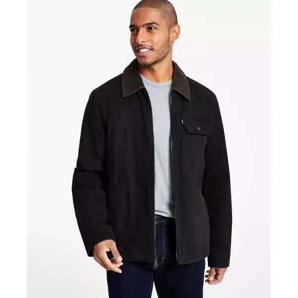 Levi’s® Men's Cotton Canvas Zip-Front Utility Jacket