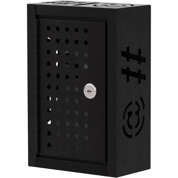 OSKIE Phone Downtime Lock Box – Secure Metal Smartphone Storage with Key Lock, Wall-Mountable Organizer for Home & Office