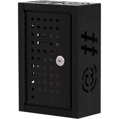 OSKIE Phone Downtime Lock Box – Secure Metal Smartphone Storage with Key Lock, Wall-Mountable Organizer for Home & Office