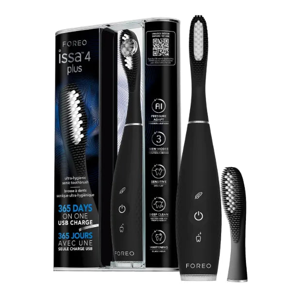 FOREO ISSA 4 Plus Sonic Electric Toothbrush + ISSA Hybrid Wave Brushead