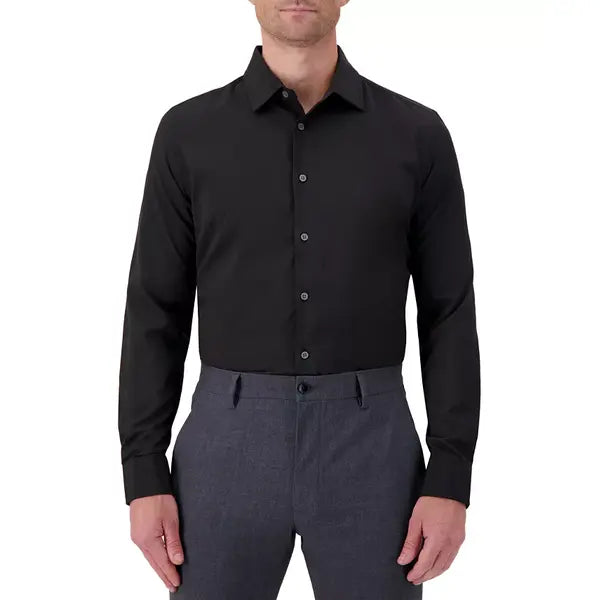 Report Collection Men's Slim-Fit Solid Woven Shirt