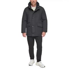 Men's Wittstock Insulated Full-Zip Waxed Parka with Removable Fleece Trim
