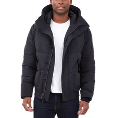 Men's Crinkle Nylon Heavy Short Snorkel Coat