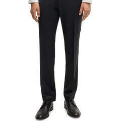Hugo Boss Men's Regular-Fit Virgin Wool Formal Trousers