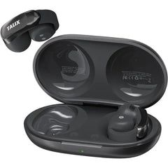 TALIX AuraHalo G1 Open-Ear Earbuds, True Wireless Clip-On Headphones with 4 Mic, 13.4mm Dynamic Drivers, Clear Calls, Bluetooth 5.3 Ear Buds for Commute/Office/Workout