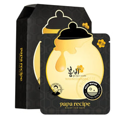 Papa Recipe Bombee Honey Mask Pack 25g 10 sheets Sheet Mask, Facial Skin Care, Deep Moisturizing Serum for Dry Skin Korean Skin Care, K Beauty, Ampoule Solidified, For radiant skin