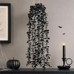 Der Rose 24 Fake Hanging Eucalyptus Plant for Bathroom Wall Art Decor