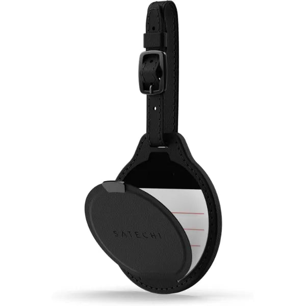 Satechi FindAll Smart Luggage Tag with Find My, TSA-Friendly, Airport Tracking, Left-Behind Alerts, Loud Audible Chime, Wireless Rechargeable, Works with iPhone, iPad, Mac