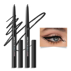 KYDA 2 Pcs Gel Eyeliner Pencil, Smooth Creamy Matte Eyeliner, Retractable Crayon Eye Liner, Lasting Ultra-Pigmented, Waterproof Smudge-proof