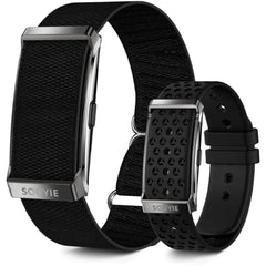 SOUYIE Smart Bracelet for Men Women, Health Activity Fitness Trackers, 24H Sleep Tracker, 24/7 Continuous Heart Rate/Blood Pressure/HRV/Stress Monitor, 170+ Sports Modes Smart Wristband with Free APP 2 Bands