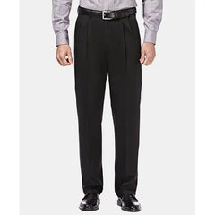 Haggar Men's Premium No Iron Khaki Classic Fit Pant